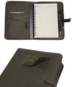 Блокнот тактический Mil-Tec В защитном чехле 18Х3,5Х24,5См Олива TACTICAL NOTEBOOK MEDIUM OLIV (15985001)