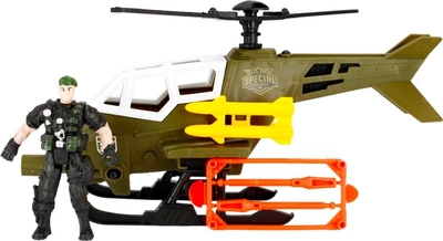 Військовий гелікоптер Mega Creative Special Combat з фігуркою (5908275182214)