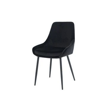 Стул кухонный Intarsio HUGO 51×56×82 см Черный