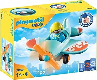 Klocki Playmobil 1.2.3 Samolot (4008789711595)