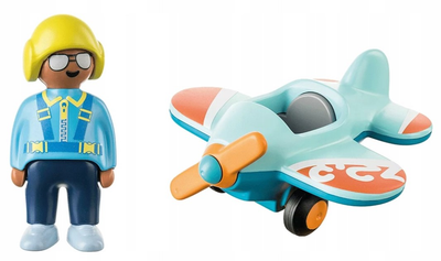 Klocki Playmobil 1.2.3 Samolot (4008789711595)