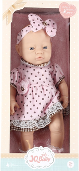 Lalka bobas JQ Baby z pokłonem na głowie 40 cm (5908275186823)