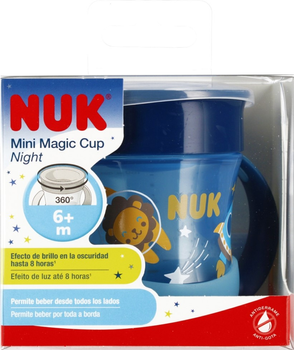 Kubek niekapek Nuk Mini Magic Cup Night Niebieski 160 ml (4008600441595)