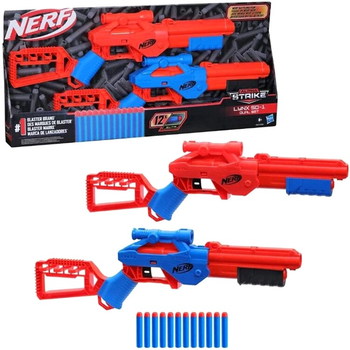 Zestaw blasterów Hasbro Nerf Alpha Strike Blast Kit z rzutkami 2 szt (5010993896929)