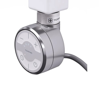 Електричний тен для рушникосушки Terma MOA 400W Silver з кабелем в розетку WEMOA04TSMAU
