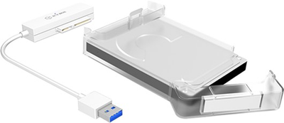 Адаптер ICY BOX SSD/HDD 2.5" SATA - USB 3.0 White (IB-AC703-U3)
