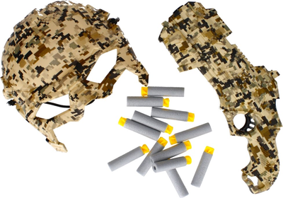 Ігровий військовий набір Mega Creative Military Series 482729 Camouflage with Accessories 15 предметів (5908275179658)