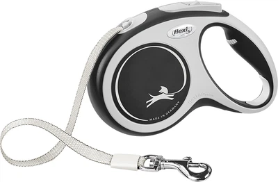 Smycz chowany FLEXI New Comfort M 5m Czarny (4000498043646)