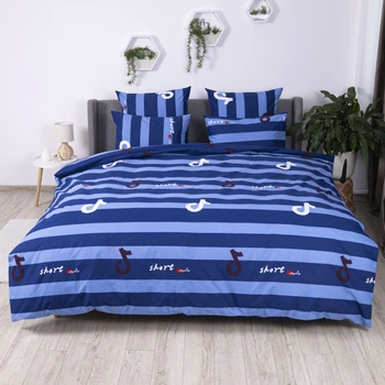 Комплект постельного белья ТЕП Soft dreams Двуспальный 70 x 70 см Line Blue (2-03858_26457)