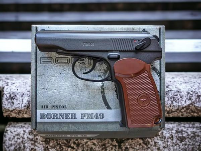 Пневматичний пістолет Borner PM49 Makarov (ПМ Макарова)