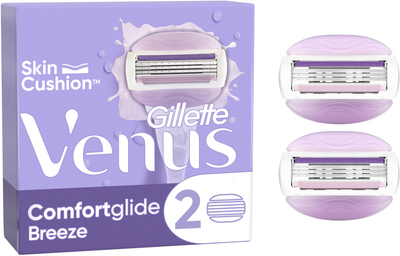 Змінні картриджі для гоління (Леза) жіночі Venus ComfortGlide Breeze 2 шт (7702018886432)