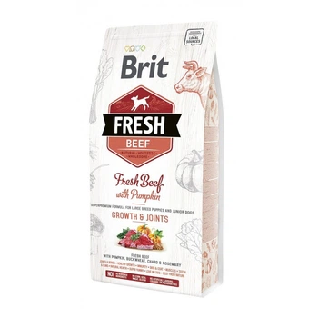Сухий корм для цуценят великих порід Brit Fresh Beef/Pumpkin Puppy Large з яловичиною та гарбузом 2.5 кг (MLZ8042)