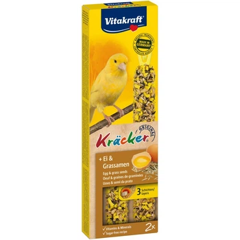 Ласощі Vitakraft Kracker Original Feather Care крекер для канарок під час линьки з яйцем 60 г / 2 шт