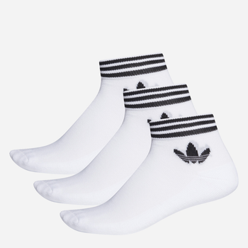 Набір жіночих шкарпеток коротких бавовняних Adidas TREF ANK SCK HC EE1152 35-38 3 пари Білий (4061619052190)