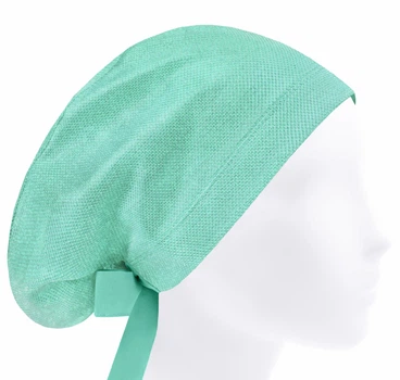 Медицинская шапочка женская HeadwearUniverse универсальная Мятная люрекс