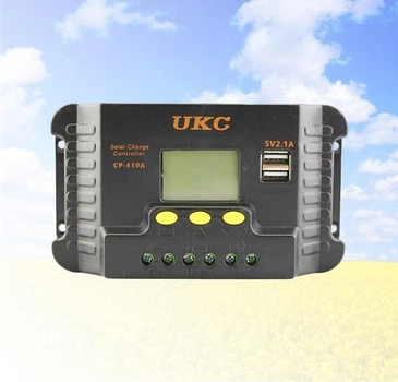 Контроллер заряда от солнечной батареи CP-410A для солнечных панелей UKC 8458