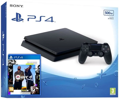 Игровая консоль Sony Playstation 4 Slim 500Gb + UFC 4 (русские субтитры)
