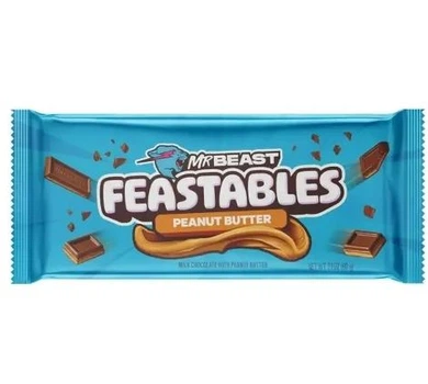 Шоколадный батончик Feastables MrBeast Peanut Butter Milk Chocolate 60г