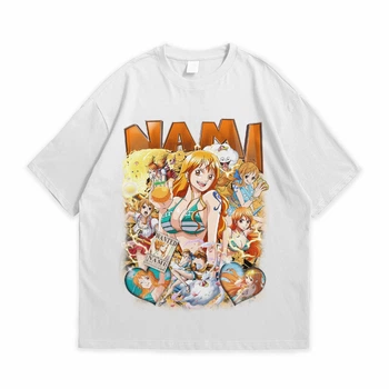 Футболка с принтом Аниме One Piece Nami XL Белый Ф Ан007-Б XL
