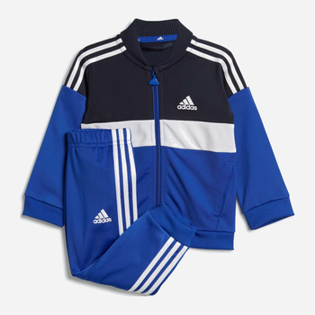 Komplet dresowy (bluza + spodnie) chłopięcy Adidas I Tiberio Tracksuit IB4896 86 cm Niebieski/Czarny (4066762658510)