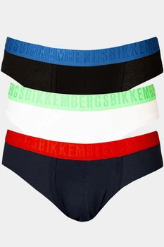 Сет різнокольорових брифів 3 шт. Bikkembergs 6019 XL