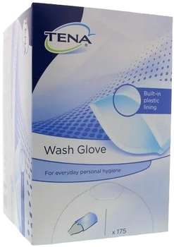 Одноразові рукавички для миття тіла Tena Wash Glove 175 шт (7322540143775)