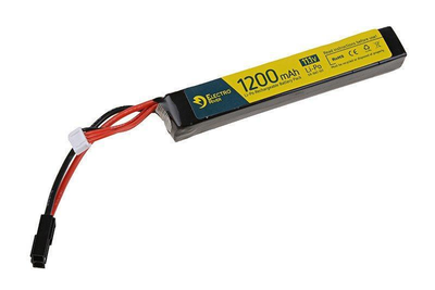 Акумулятор LiPo 11,1 V 1200mAh 15/30C [ElectroRiver] (для страйкболу)