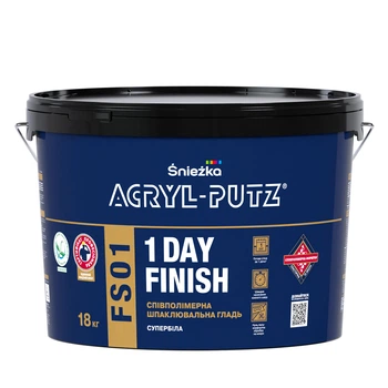 Сополимерная шпаклевочная гладь ACRYL-PUTZ FS01 1DAY FINISH 18 кг