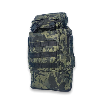Рюкзак туристичний тактичний 060 розширення до 10 см, 1відділ, додаткові кишені розмір 65(75)*35*20см камуфляж