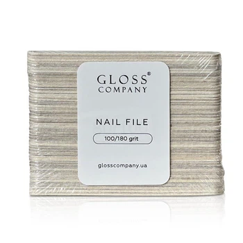 Набор одноразовых пилочек Gloss Company 100/180 грит 50шт