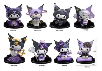 Набір фігурок The Coop Sanrio Hello Kitty Kuromi My Melody Cinnamoroll 8 шт 8.5см