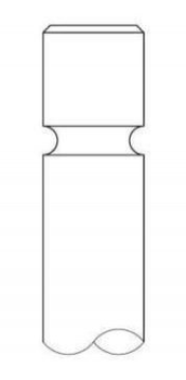 Клапана впускные INTERVALVES 3015002 Peugeot 306, 406, 806, 605; Citroen Xsara 094886, 094892, 96289433