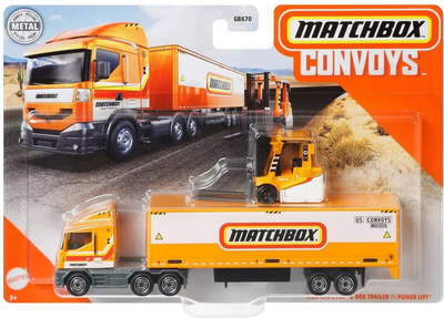 Model Matchbox Ciężarówka i wózek widłowy (GBK70)