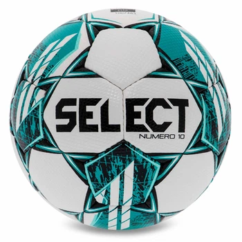М'яч футбольний Select NUMERO 10 FIFA BASIC V23 NUMERO-10-WGR №5 Білий-зелений