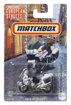 Model motocykla Matchbox European Streets BMW R1200 RT-P (HVV05)