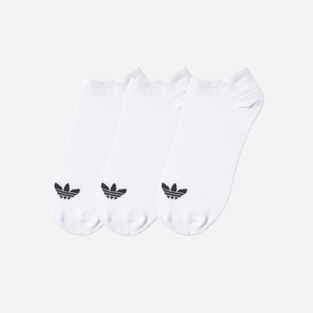 Набір чоловічих коротких бавовняних шкарпеток 3 пари Adidas Trefoil Liner S20273 43;44;45;46 Білий (4055012811355)