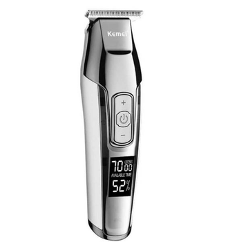 Окантовочная машинка триммер Kemei Km-5027 с насадками