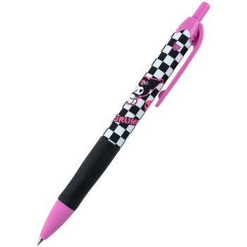 Ручка шариковая автоматическая с резиновым грипом 0,5мм Hello Kitty HK24-039 пишет синим