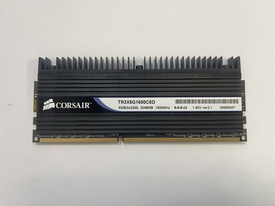 Оперативна пам'ять Corsair DDR3 2Gb 1600MHz PC3-12800 Б/У