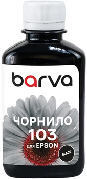 Чернила Barva для Epson L1110/L3100/L3150/L3160/L5190 (103 BK) 180 мл Black (E103-695)