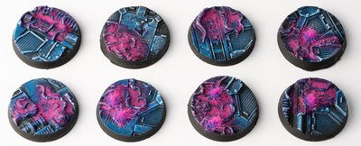 Podstawki do figurek Gamers Grass do gry Bases Round Alien Infestation 32 mm 8 szt (0738956790330)