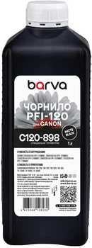 Чернила Barva для Canon PFI-120/710 MBK 1 л матово-пигментные Black (C120-898)