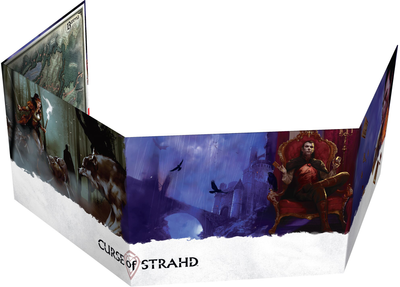 Tekturowy ekran Mistrza Podziemi Rebel Dungeons & Dragons Klątwa Strahda (5902650615595)
