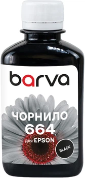 Чернила Barva для Epson L100/L210/L355/L1300/L3050 (664 BK) 180 г Black (L100-399)