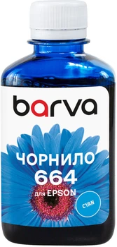 Чернила Barva для Epson L100/L210/L355/L1300/L3050 (664 C) 180 г Cyan (L100-401)