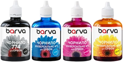 Комплект чернил Barva для Epson Expression Home XP-103/XP-203/XP-303/XP-406 (17/17XL) 4х90 г BP/C/M/Y (E17-090-MP)