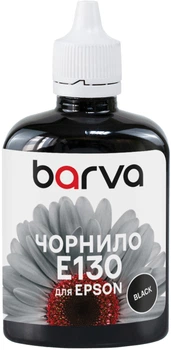 Чернила Barva для Epson Stylus SX130/SX525/TX117/TX219/TX410 (T063/T073/T092/T130) 90 г Black Pigment (E130-527)