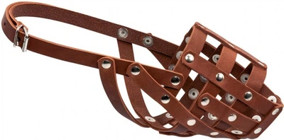 Намордник Collar м’який №3 (ротвейлер, лабрадор) коричневий