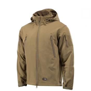 С подстежкой куртка Tan Soft Shell M-Tac 3XL