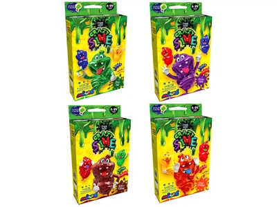 Набор для слайм экспериментов Crazy Slime мини. Danko Toys SLM-02-01U-04U